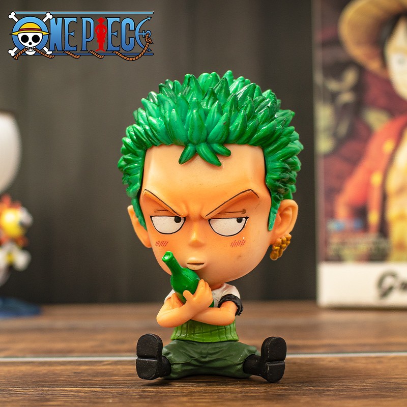 ตุ๊กตาฟิกเกอร์ ONE PIECE Sitting Position Big Head ขนาดเล็ก 8-10 ซม. ของเล่นสําหรับเด็ก - รูปที่ 5