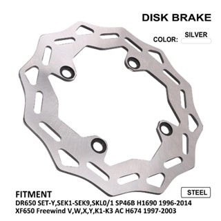 Jfg MOTO ดิสก์เบรกหลัง สําหรับ DR650 1996-2014 XF650 Freewind V W X Y K1-K3 AC H674 1997-2003