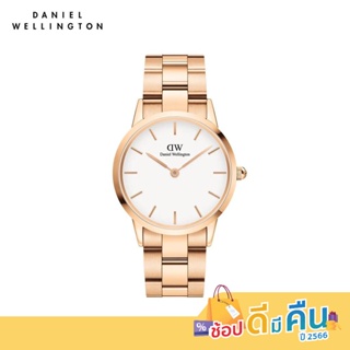 Daniel Wellington นาฬิกาข้อมือ Iconic Link RG White 36มม สีโรสโกลด์