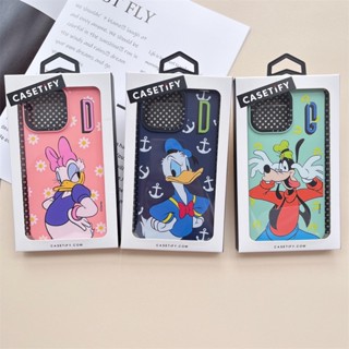 Casetifg เคสโทรศัพท์มือถือ ซิลิโคน TPU กันกระแทก ลายการ์ตูน Disney Donald Duck พร้อมกล่อง สําหรับ iPhone 14 Plus 11 12 13 14 Pro MAX X XS MAX XR