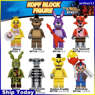 Arthur &lt; Available &gt; บล็อกตัวต่อเลโก้ FNAF Foxy Chica Bonnie Five Nights At Freddy ของเล่นสําหรับเด็ก