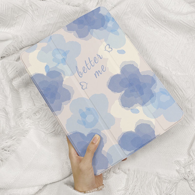 เคสไอแพด Case มีที่ใส่ปากกาหลังใส ลายการ์ตูน with iPad Mini6 Air4/5 Gen9 10.2 Gen7 Gen8 iPad 10.5 Ai