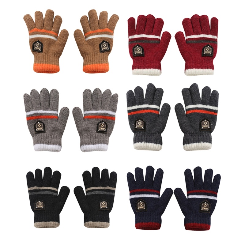Camp เด็กถุงมือฤดูหนาว Warm ถุงมือ Full Fingers ถุงมือ Mittens สําหรับเด็กผู้หญิงกลางแจ้งกิจกรรมอุปก