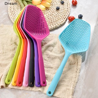 &lt;Dream&gt; ทัพพีตักซุป พลาสติก แบบพกพา สีสันสดใส ป้องกันน้ําร้อนลวก ลดราคา 1 ชิ้น