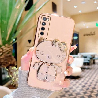 เคสโทรศัพท์มือถือ กันกระแทก ลายแมว KT แฟชั่น สําหรับ Huawei Nova7 Nova7 SE Nova7i Nova 5t Nova4 Nova4e Nova3i