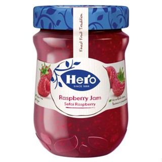 ฮีโร่ RASPBERRY แยมราสเบอร์รี่ 340กรัมHEROPRESERVE 340G.