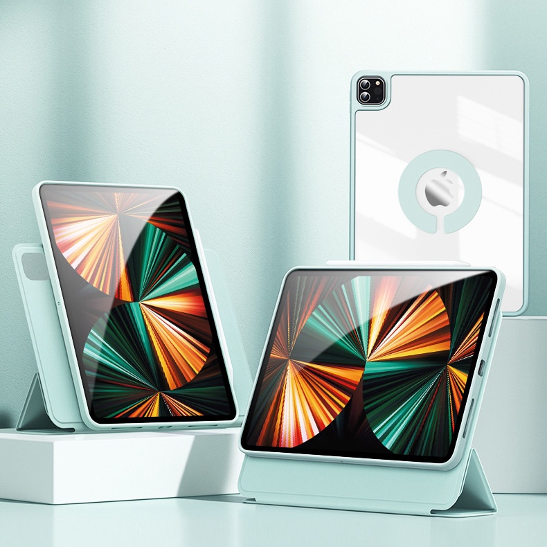 เคสป้องกัน เคสป้องกัน Apple Air5 Case ipadpro37cm Protective Case Pen Slot mini6 Silicone 10.9