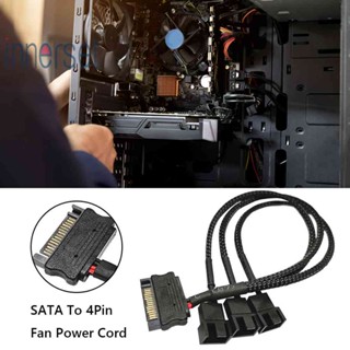 Sata 1 ถึง 3 4 5 4 พิน สายไฟ 12V PC พัดลมระบายความร้อน แยก ฮับ ตัวแปลง