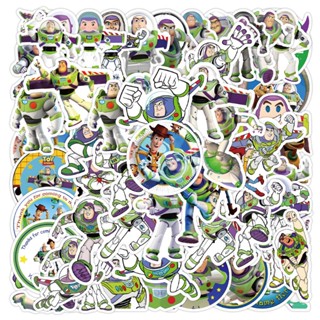 Z&amp;m❀ สติกเกอร์ Buzz Lightyear ❀ สติกเกอร์ Toy Story กันน้ํา สําหรับตกแต่งของเล่น 50 ชิ้น ต่อชุด