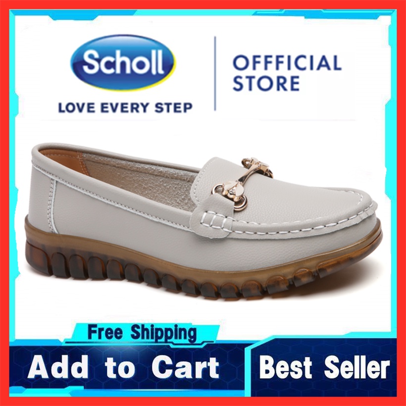 Scholl Women's Shoes รองเท้าหนังลําลอง รองเท้าผู้หญิง Boat Shoes Loafers