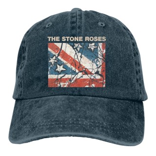 หมวกเบสบอล ผ้าฝ้าย 100% พิมพ์ลายโลโก้ Sunhat Jigg And Roll The Stone Roses ลดอายุ 2023