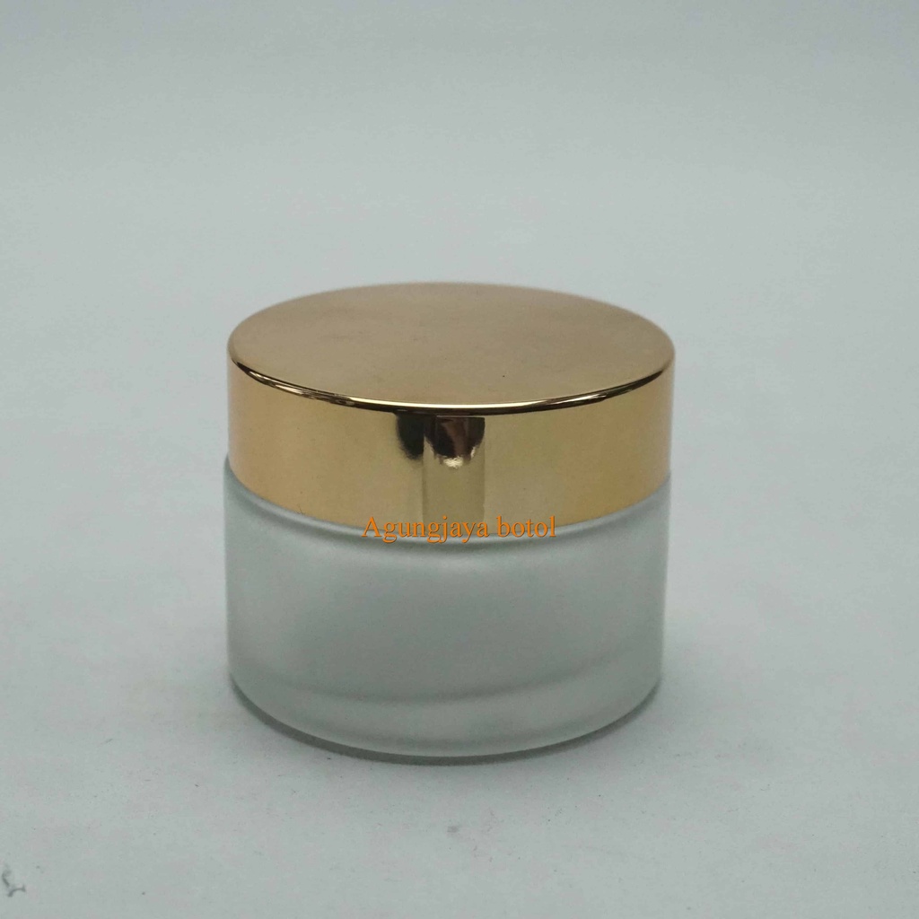 30g Clear Frost Cosmetic Glass Pot / Glass Pot / Glass Cream Pot / Cream Pot / Ointment Pot / 30g Po