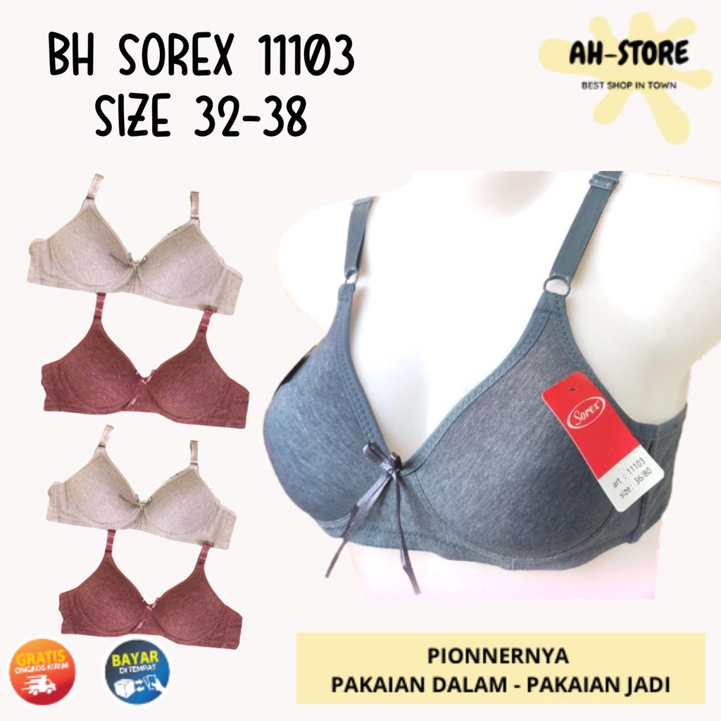 Sorex 11103 Melange BH / A Cup Wire Free Foam Bra 32-38 / Premium ชุดชั้นในสตรี - ANITA