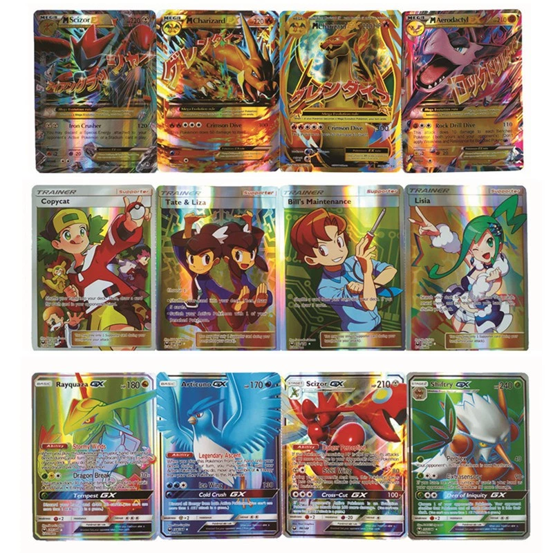 การ์ดโปเกมอน (8 1 ใบ) (เวอร์ชั่นภาษาอังกฤษ) Sun & Moon lost Thunder Dragon Majesty trading สําหรับเด็ก และผู้ใหญ่ เก็บสะสม 1 แพ็ค thumbnail 4