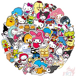 50 ชิ้น / ชุด ❉ สติกเกอร์ ลายการ์ตูน Sanrio Kawaii Character Mixed Series 06 สําหรับตกแต่ง ❉ Q สติกเกอร์ ลาย Melody Kuromi Kerokero Keroppi Cinnamoroll Hello Kitty สําหรับตกแต่งกระเป๋าเดินทาง แล็ปท็อป สเก็ตบอร์ด DIY
