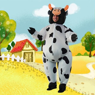 [New product in stock] Halloween Christmas cow inflatable clothing online celebrity cow annual meeting performance clothing cosplay walking doll clothing quality assurance LBUI