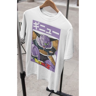 เสื้อยืด Unisex รุ่น กินิว The Ginyu Force T-Shirt ดราก้อนบอลแซด Dragon Ball Z สวยใส่สบายแบรนด์ Khepri 100%cotton comb