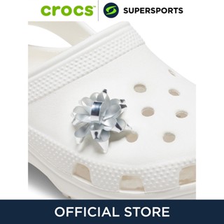 CROCS Jibbitz Silver Present Bow ตัวติดรองเท้า