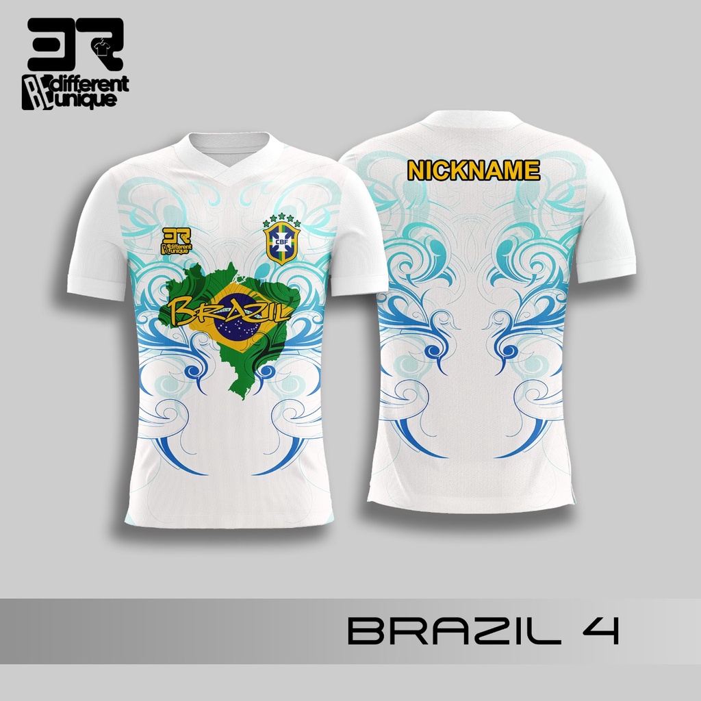 [ จัดส่งแบบขาย ] BRAZIL WORLD FOOTBALL JERSEY 4 DB - / FOOTBALL JERSEY / FOOTBALL JERSEY / FOOTBALL 