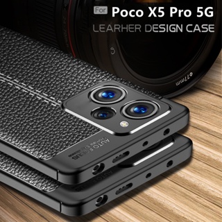 เคสโทรศัพท์มือถือหนังนิ่ม TPU กันกระแทก สําหรับ Poco X5 Pro 5G PocoX5 Pro 5G Xiaomi Poco X5Pro 5G