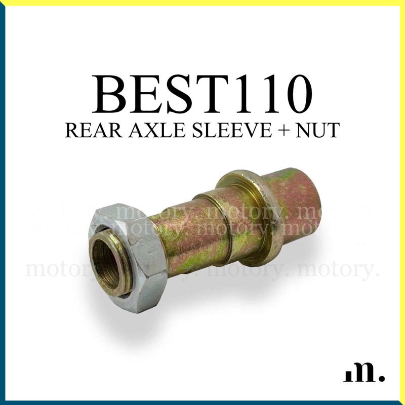 SUZUKI BEST 110 REAR AXLE SLEEVE + NUT BEST110
