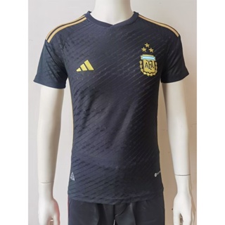 [Player Version] 2324 ใหม่ Argentina Samsung เสื้อเชิ้ตฟุตบอล แขนสั้น สีดํา คุณภาพสูง