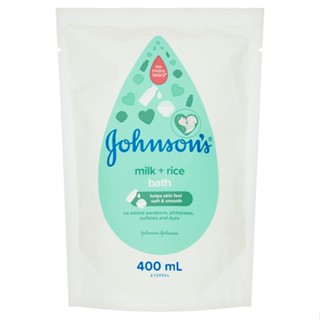 JJ เบบี้มิลค์บาธ รีฟิล 400มล.JOHNSON BABY MILK BATH 400 ML.REFILL