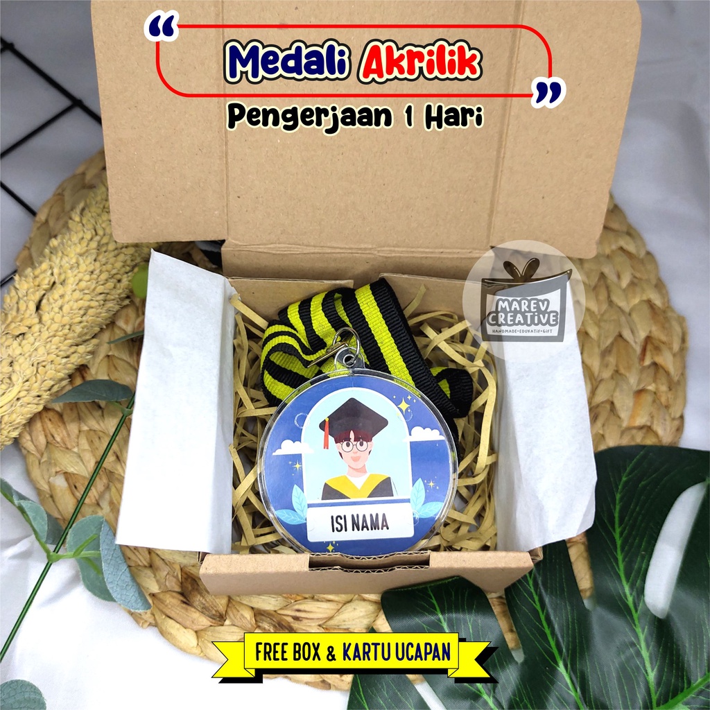 CUSTOM MEDAL - ของขวัญสําเร็จการศึกษา, BEST BOYFRIEND MEDAL, GRADUATION MEDAL