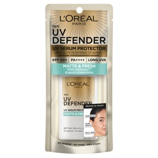 DEFENDER ลอรีอัลยูวีดีเฟนเดอร์แมทท์เฟรช UV 50มลผลิตภัณฑ์ดูแลผิวหน้าLOREAL MATTE FRESH 50ML