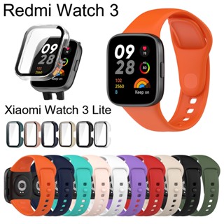 สําหรับ Redmi watch 3 สาย เคสป้องกันหน้าจอ สายชาร์จ USB 2023 สายนาฬิกาอัจฉริยะ เคส