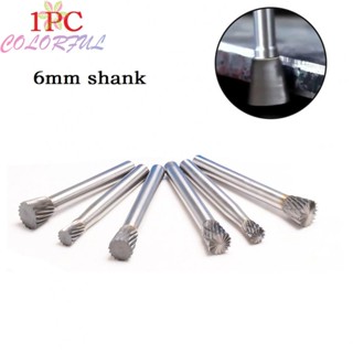 【COLORFUL】Drill Bit Burr Bit Double-cut N Type Round Shank Tungsten Carbide Brand New