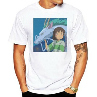 เสื้อยืด Spirited Away 2022 Studio Ghibli Hayao Miyazaki แอนิเมชั่น tops tee ชุดลำลอง_07