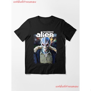 Resident Alien Series Essential T-Shirt เสื้อยืดแขนสั้น overside เสื้อยืดผู้หญิง เสื้อยืดผู้ชาย เสื้อยืดพิมพ์ลาย เส_02