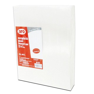 เอโร่ 8x8 ขนาด กระดาษซับมันอเนกประสงค์ นิ้วแพ็ค 500ใบaro GreaseproofPaper 8"x8"x 500Pcs