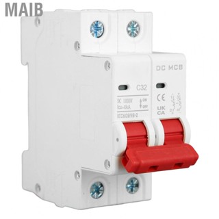 Maib DC Circuit Isolator Miniature Circuit Breaker 1000V DIN  Mount for Power System