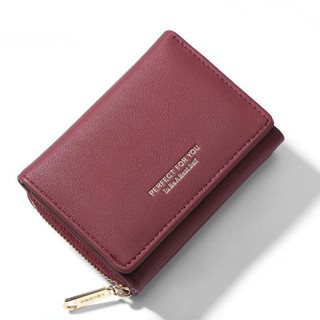 Weichen Trifold PU หนังกระเป๋าสตางค์ผู้หญิงขนาดเล็กกระเป๋าสตางค์สุภาพสตรี 2020 ลำลองหญิงกระเป๋าสตางค์กระเป๋าถือเหรียญ