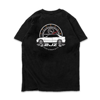 เสื้อยืดแขนสั้น ผ้าฝ้าย พิมพ์ลายรถยนต์ ATTITUDE Altezza IS200 2JZ GTE