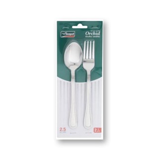 ซีกัล x รุ่นออร์คิด ช้อนส้อม 2คู่Seagull Fork&amp; SpoonOrchid x2 Pairs