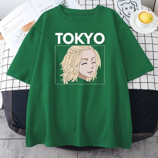 Tokyo Revengers Print Oversized Women T Shirts Short Sleeve Summer Harajuku Loose Anime Tops_07