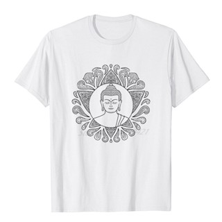 Buddha Vintage Yoga Buddhist Namaste Wisdom Lotus t shirt for men fashion graphic t shirts Oversized t-shirt Summer_04