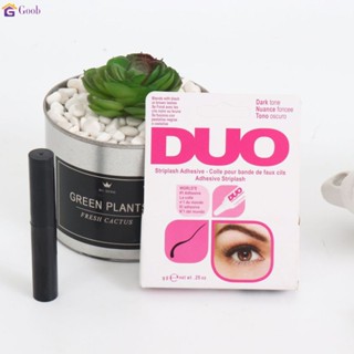 กาวติดขนตา ติดขนตา Duo กาวขนตาใส กาวขนตาปลอม ขนตาปลอม【 Goob】