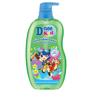 ดีนี่ คิดส์ สบู่เหลวอาบสระ เขียว600มล.D-NEE KIDS HEAD BODY BATH GREEN600ML