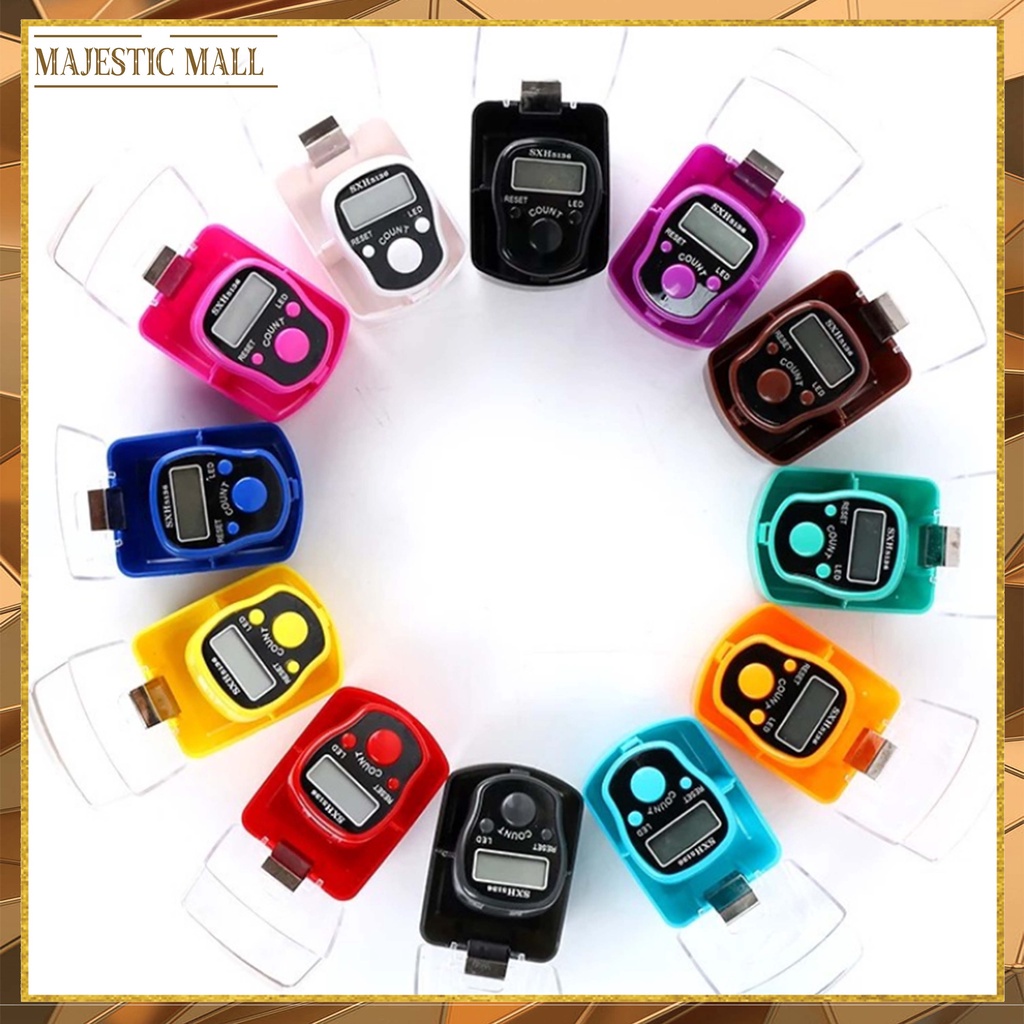 Tasbih Digital LED Mini Finger Counter Box Mika Import MM 711