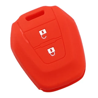 เคสกุญแจรีโมทรถยนต์ ซิลิกาเจล 2 ปุ่ม อุปกรณ์เสริม สําหรับรถบรรทุก Isuzu DMAX MUX
