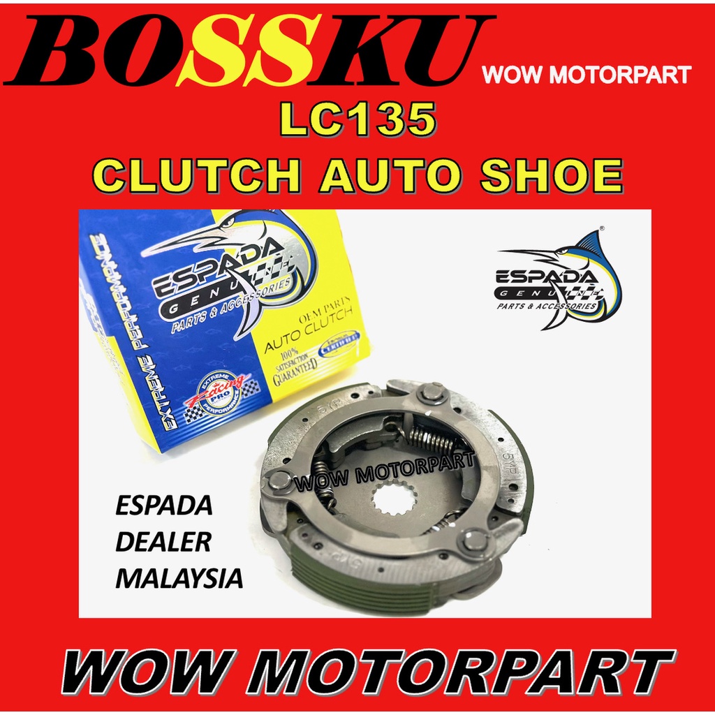 LC135 CLUTCH AUTO ESPADA LC135 CLUTCH AUTO SHOE ESPADA LC135 AUTO SHOE ESPADA LC135 AUTO ESP135 2670