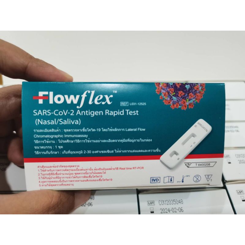 ชุดตรวจ​ATK​ Flowflex​ 2in1​ จำนวน20เทส​ ของแท้100%