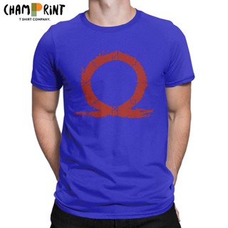 God Of War Runes T-Shirt for Men Leisure 100% Cotton Tees Round Collar Short Sleeve T Shirt Unique T_02