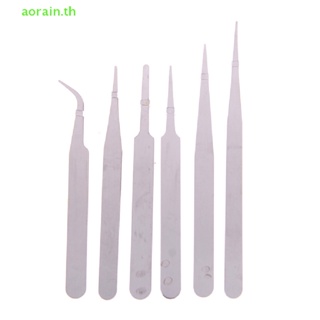 # Aorain.th  # แหนบสเตนเลส ป้องกันไฟฟ้าสถิตย์ สําหรับซ่อมแซม บํารุงรักษา 6 ชิ้น ต่อชุด