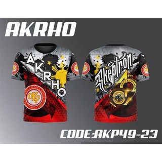 Akp เสื้อยืดแขนสั้น ผ้าฝ้าย พิมพ์ลายครบรอบ 49 ปี Alpha Kappa Rho 3D ระบายอากาศ ใส่สบาย