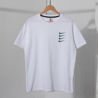 Nike พิมพ์คอกลมกีฬาบาสเกตบอลเสื้อยืดแขนสั้น Oversize Loosefit #43 rm7